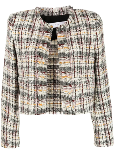 Iro Msita Frayed Bouclé-tweed Jacket In Multico