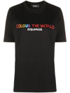 Dsquared2 Slogan-print T-shirt In Black