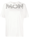 Moncler Logo-print Oversize T-shirt In White