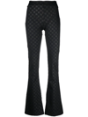 MISBHV FLARED SLIM-FIT TROUSERS