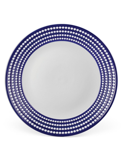 L'objet Perlée Round Platter In Blue