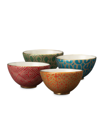 L'objet Fortuny Assorted 4-piece Cereal Bowl Set In Multi
