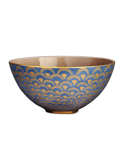 L'objet Fortuny Papiro Serving Bowl In Blue