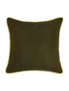 Sferra Manarola Linen Decorative Pillow In Hunter/lime