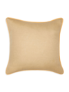 Sferra Manarola Linen Decorative Pillow In Sand Apricot