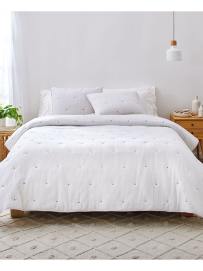 Splendid Lilly 3-piece Reversible Quilt Set In White