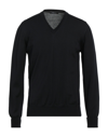 Alpha Studio Sweaters In Black