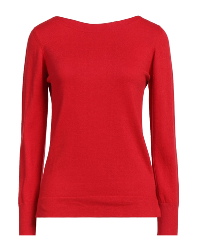 Alpha Studio Sweaters In Red