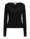 Anna Molinari Sweaters In Black