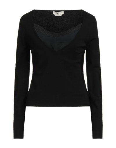 Anna Molinari Sweaters In Black