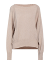 Liviana Conti Sweaters In Beige