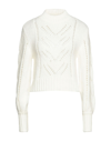 Red Valentino Turtlenecks In White