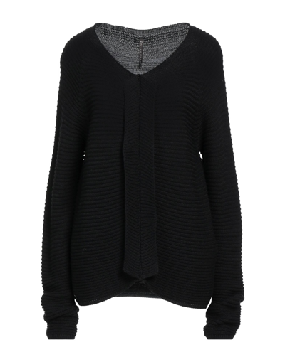 Manila Grace Sweaters In Black