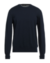 Alpha Studio Sweaters In Navy Blue