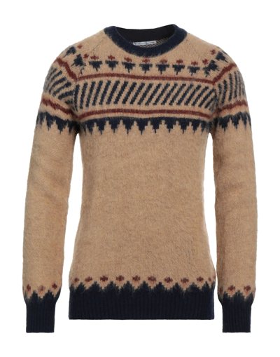 Grey Daniele Alessandrini Sweaters In Beige