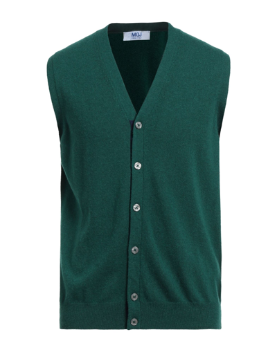 Mqj Cardigans In Emerald Green