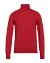 Alpha Studio Turtlenecks In Red