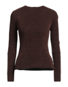 Pinko Sweaters In Brown