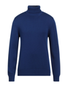 Alpha Studio Turtlenecks In Bright Blue