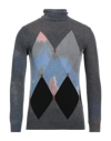 Grey Daniele Alessandrini Turtlenecks In Grey