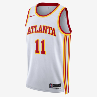 Nike Atlanta Hawks Association Edition 2022/23  Men's Dri-fit Nba Swingman Jersey In White