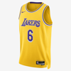 Nike Los Angeles Lakers Icon Edition 2022/23  Men's Dri-fit Nba Swingman Jersey In Yellow