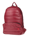 Emma & Gaia Backpacks In Maroon