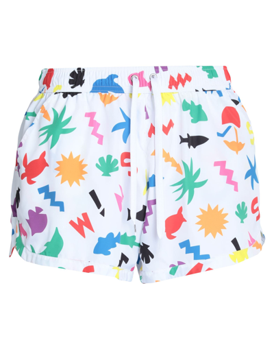 Moschino Beach Shorts And Pants In White