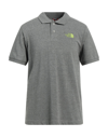 The North Face Polo Shirts In Grey
