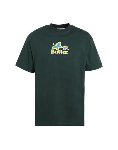 Butter Goods T-shirts In Dark Green