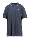 North Sails Polo Shirts In Slate Blue