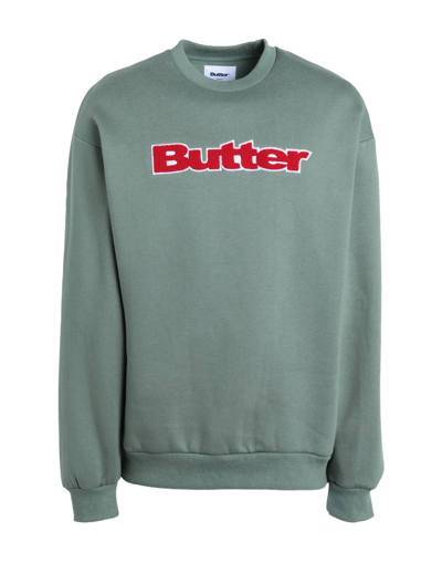 Butter Goods Sweatshirts In Sage Green