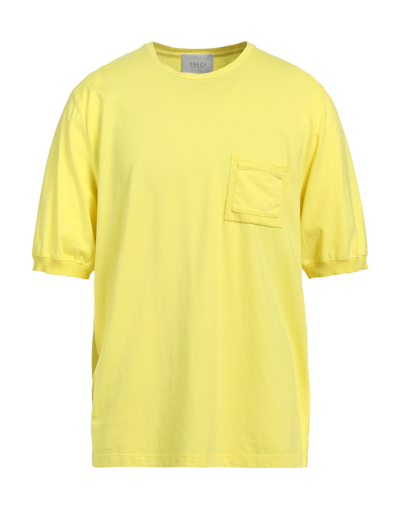 Vneck T-shirts In Yellow