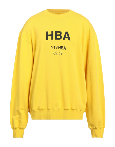 Hood By Air Sweatshirts In Yellow