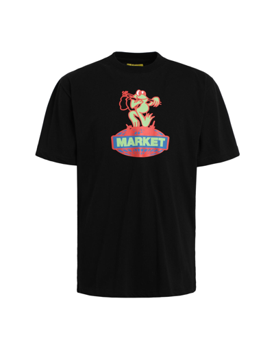 Market T-shirts In Black