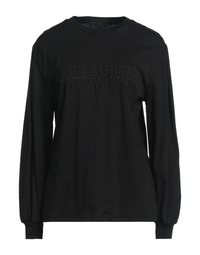 Alberta Ferretti T-shirts In Black