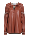 Beatrice B Beatrice.b Blouses In Brown