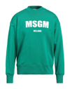 Msgm Sweatshirts In Green