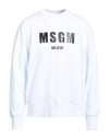 Msgm Sweatshirts In White