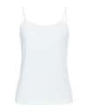 MILVA MI MILVA MI WOMAN TOP WHITE SIZE L VISCOSE, ELASTANE