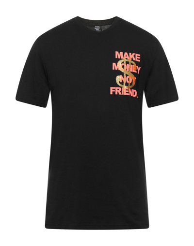 Make Money Not Friends T-shirts In Black