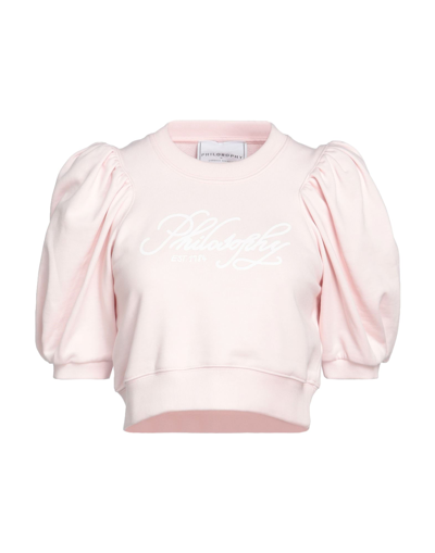 Philosophy Di Lorenzo Serafini Sweatshirts In Pink