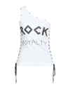 Stella Mccartney Rock Royalty One-shoulder Lace-up Top In White