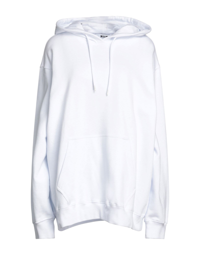 Msgm Sweatshirts In White