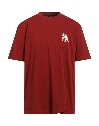 Prps T-shirts In Brick Red