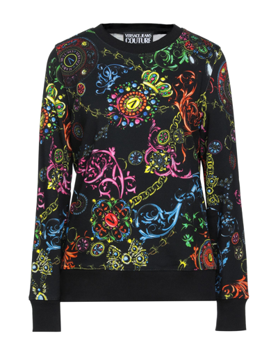 Versace Jeans Couture Sweatshirts In Black