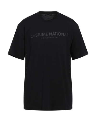 Costume National T-shirts In Black