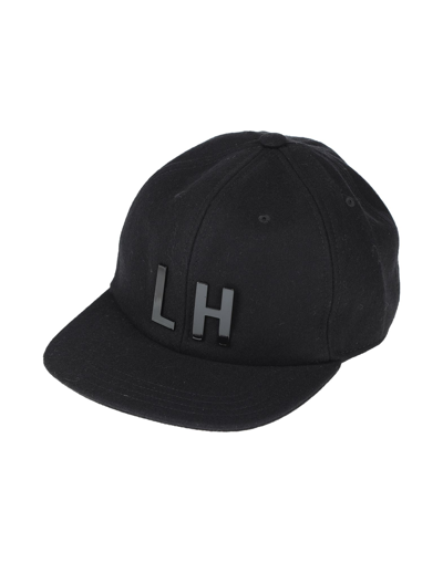 Les Hommes Hats In Black