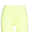 Vicolo Woman Shorts & Bermuda Shorts Acid Green Size Onesize Viscose, Polyester