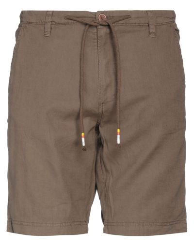 Hamaki-ho Man Shorts & Bermuda Shorts Khaki Size 38 Linen, Cotton In Beige